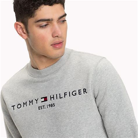 tommy hilfiger sale sweater m|tommy hilfiger grey plain sweater.